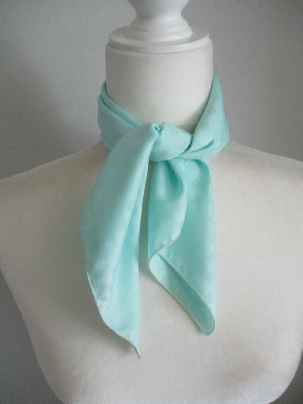 Light aqua scarf